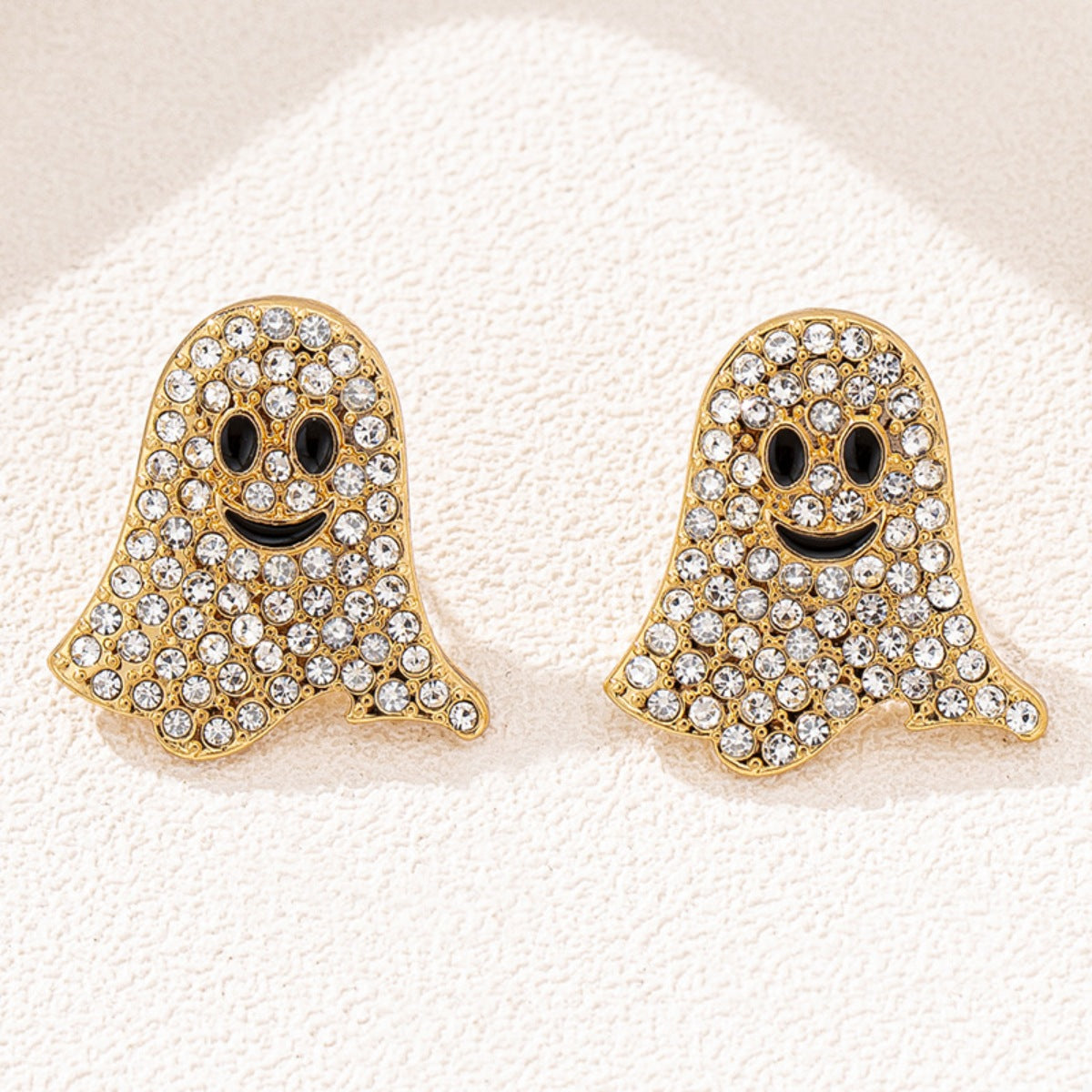 Ghosted Rhinestone Stud Earrings